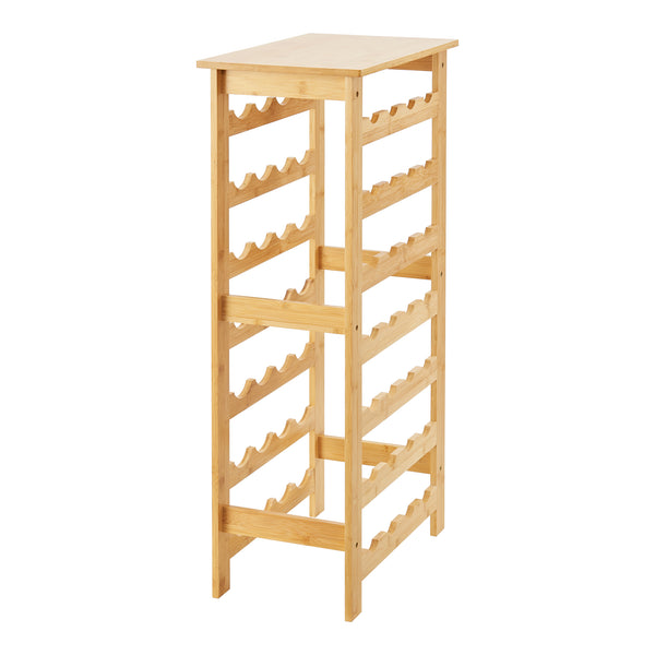 Étagère à vin Äänekoski 94x47x29 cm Bambou Naturel [en.casa]