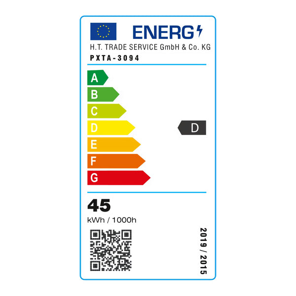 Suspension Durham 67 cm 206 LED noir / blanc [lux.pro]