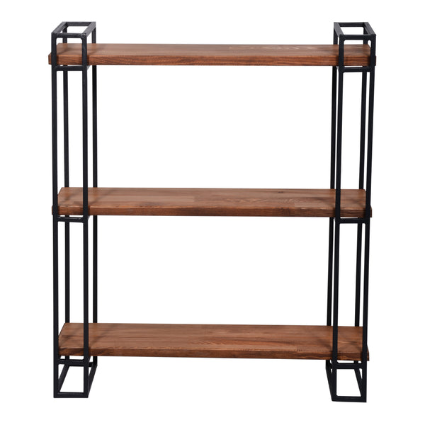 Étagère murale Falster à 3 niveaux 77 x 60 x 20 cm pin lasuré [en.casa]