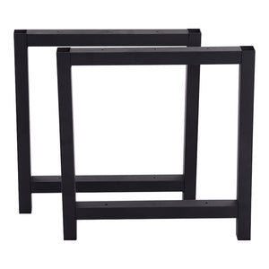 Piètement de table Møn 43x45cm Noir [en.casa]