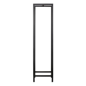 Range-bûches Taarbæk pour intérieur / extérieur 140 x 35 x 35 cm noir [en.casa]
