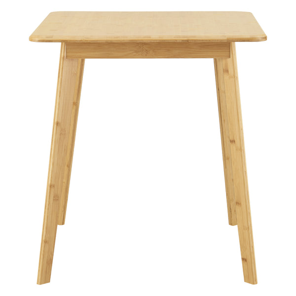 Table à manger Närpes pour 2 personnes Bambou 75x70x70 cm [en.casa]