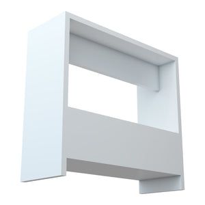 Table d'appoint Rødovre 60x55x20 cm Blanc [en.casa]