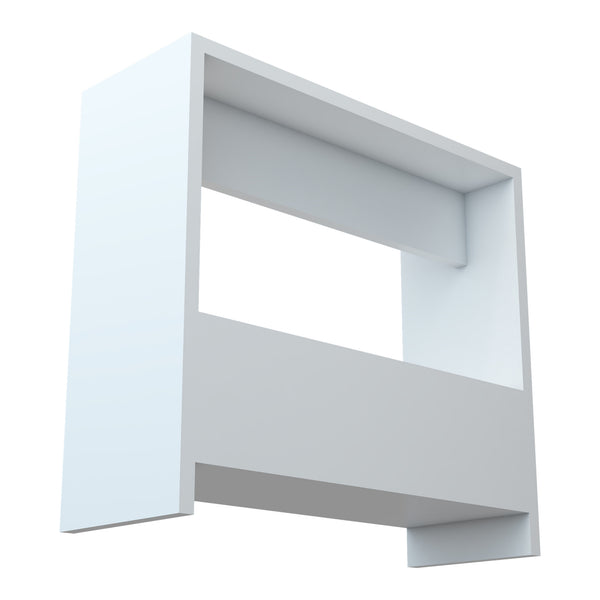 Table d'appoint Rødovre 60x55x20 cm Blanc [en.casa]