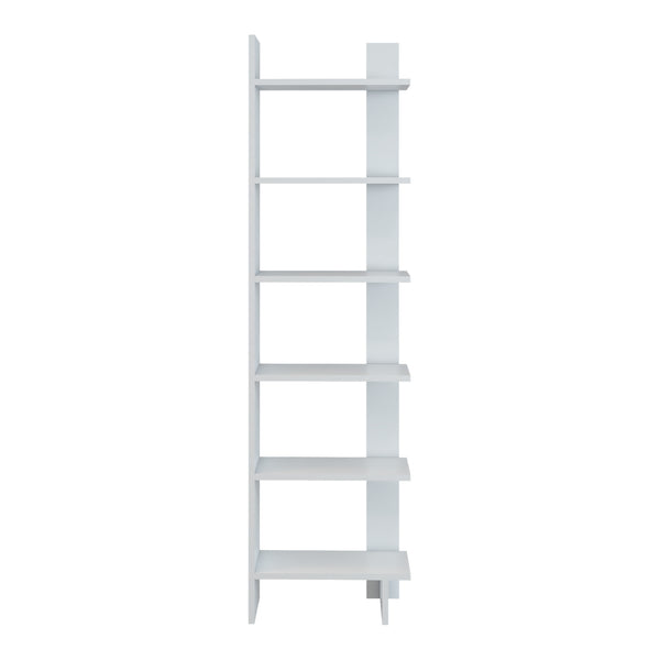 Bibliothèque Midtdjurs à 6 niveaux 170 x 47 x 21 cm blanc [en.casa]