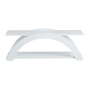 Meuble TV Langebæk avec surface de stockage 45 x 120 x 33 cm blanc [en.casa]