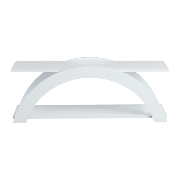 Meuble TV Langebæk avec surface de stockage 45 x 120 x 33 cm blanc [en.casa]