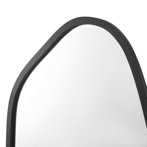 Miroir mural Grottole noir mat, 62x50cm [en.casa]