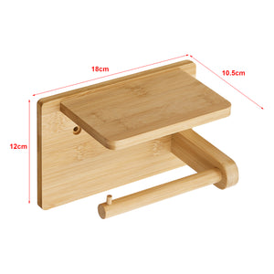 Porte-papier toilette Vallentuna Bambou [en.casa]