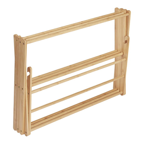 Étendoir pliable Grinau en bambou [en.casa]