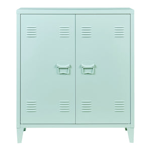Armoire métallique Oripää - 90x80x33cm - Vert pastel