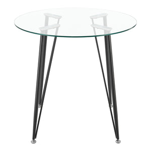 Table en verre Huittinen [en.casa]