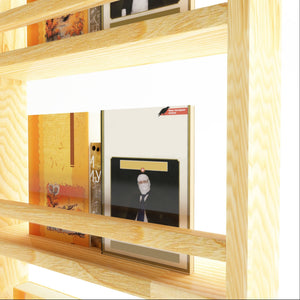 Étagère murale Miehikkälä bois de pin 100 x 44 x 9 cm  naturel [en.casa]