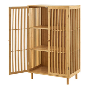 Armoire d'appoint Grong Bambou [en.casa]