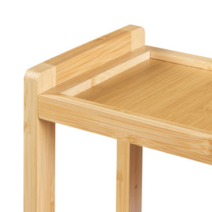 Étagère de salle de bain Höör 42x37x17 cm Bambou [en.casa]