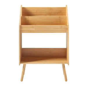 Table d'appoint Inderøy 80x50x25 cm Bambou [en.casa]