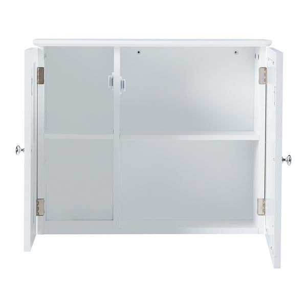 Armoire miroir Karlsøy 50x60x15cm Blanc [en.casa]
