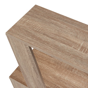 Table d'appoint Nome 60x22x57cm aspect chêne [en.casa]