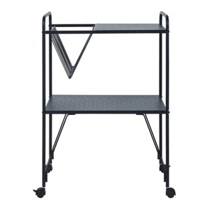 Chariot de service Austrheim 73 x 50 x 33 cm noir [en.casa]