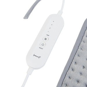 Coussin chauffant électrique Calvera 80W 50x40cm Gris [en.casa]