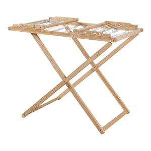 Étendoir pliant Fakala 154x59x82 cm Bambou [en.casa]