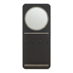 Panneau de vestiaire Helsinge avec miroir 140x60x16 cm [en.casa]