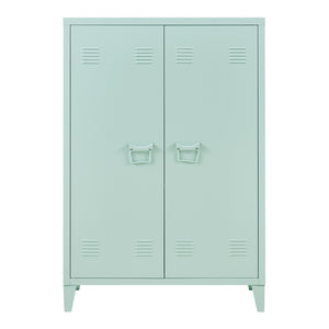 Armoire métallique Oripää - 110x75x33cm - Vert pastel