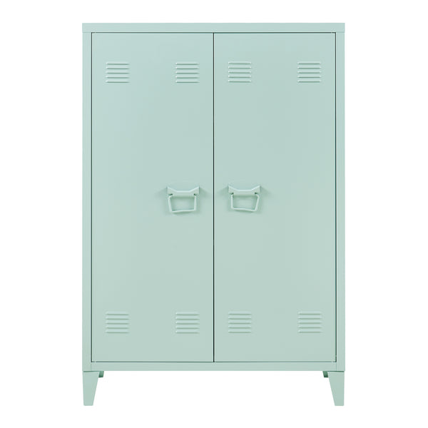 Armoire métallique Oripää - 110x75x33cm - Vert pastel