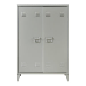 Armoire métallique Oripää - 110x75x33cm - Gris foncé