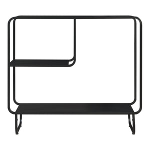 Console Færder Métal 92x33x81 cm Noir [en.casa]