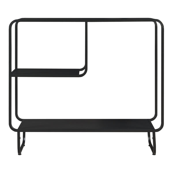 Console Færder Métal 92x33x81 cm Noir [en.casa]