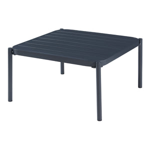 Ensemble de mobilier de jardin Accettura 3 pièces Aluminium Gris [casa.pro]