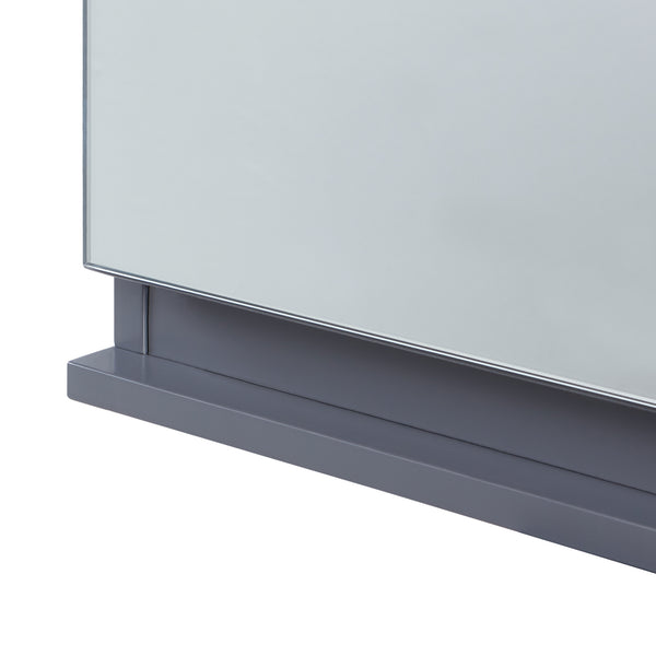 Armoire à miroir Overath 60x20x50 cm Gris [en.casa]