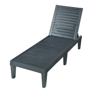 Chaise longue Ateleta 172x58 cm Noir [casa.pro]