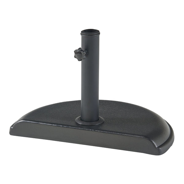 Pied de parasol Bisenti adapté aux tiges 33 37 41 48 mm noir casa.pro