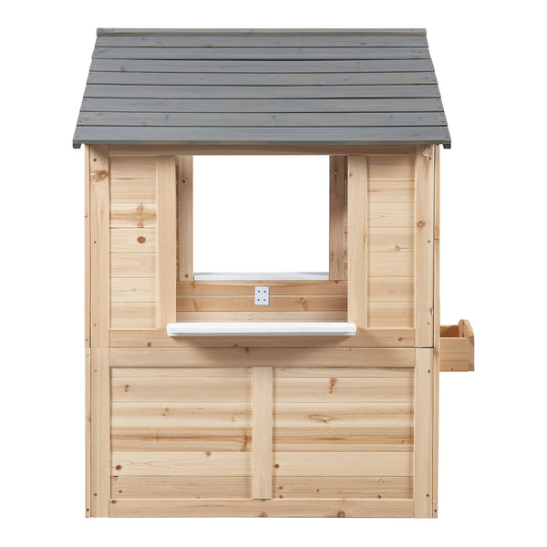 Cabane de jardin Acciano pour enfants 131 x 113 x 97 cm sapin casa.pro