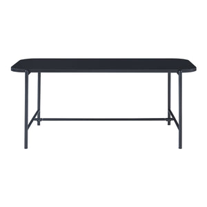 Table basse Samnanger 110x50x45cm Noir [en.casa]