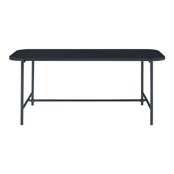 Table basse Samnanger 110x50x45cm Noir [en.casa]