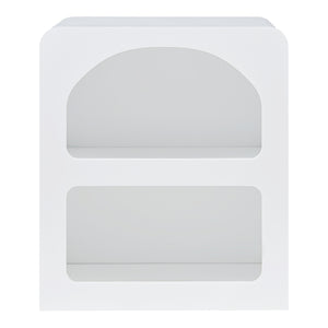 Table d'appoint Vågå 45x40x30 cm Blanc [en.casa]