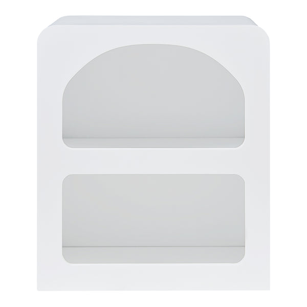 Table d'appoint Vågå 45x40x30 cm Blanc [en.casa]