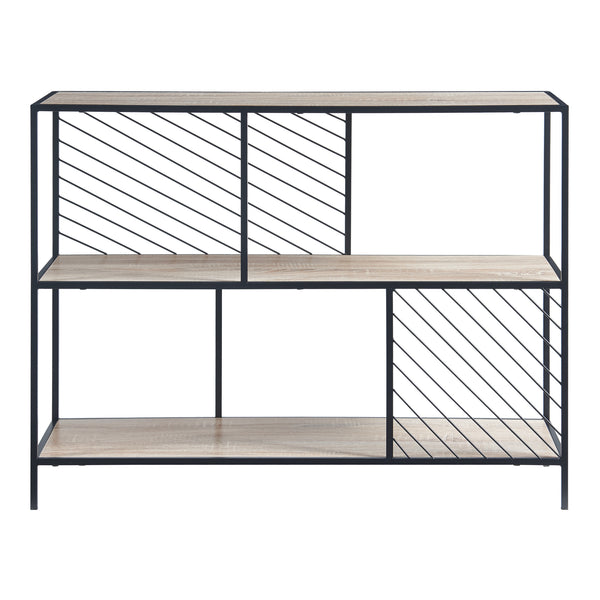 Console Övertorneå 100x30x75 cm Noir/Chêne [en.casa]