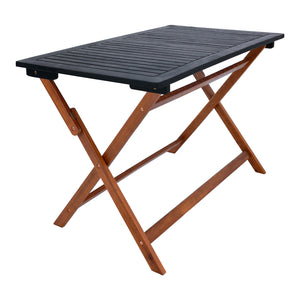 Ensemble de mobilier de jardin Altamura 5 pièces en bois d'acacia certifié FSC® [en.casa]