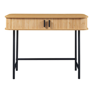 Console Tvedestrand 100x50x76 cm Couleur bois/Noir [en.casa]