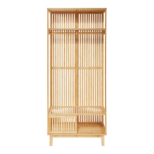 Portemanteau Ypäjä 187 x 80 x 47 cm bambou naturel [en.casa]