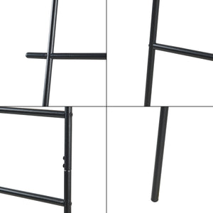 Échelle porte-serviettes Øyer 170x45x2 cm acier [en.casa]