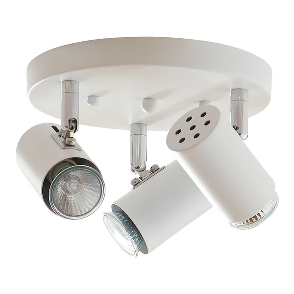 Plafonnier Bathgate 3 x GU10 Blanc [lux.pro]