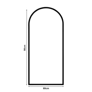 Miroir mural Podena 90x60 cm Naturel [en.casa]