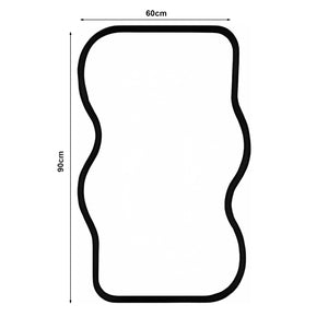 Miroir mural Bellerirnu 90x60 cm aspect chêne Sonoma [en.casa]