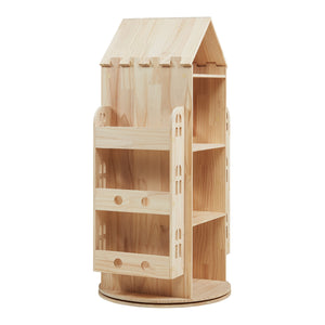 Étagère tournante pour enfants Sanköre 122x64x43 cm Bois de pin naturel [en.casa]