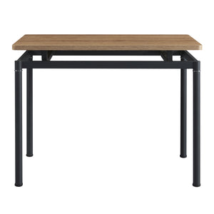 Ensemble de salle à manger Hemnes pour 4 personnes effet chêne / marron clair [en.casa] 